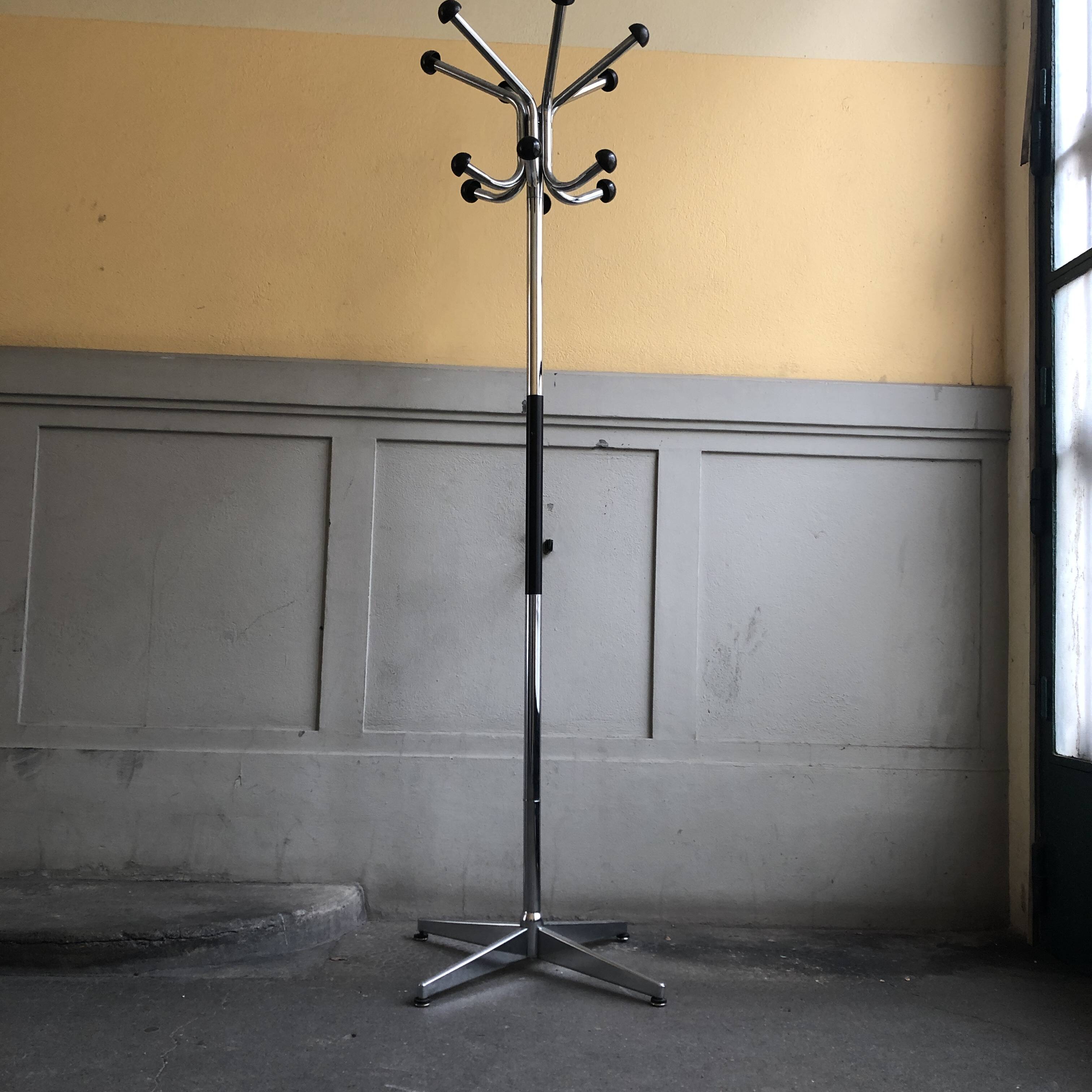 Portemanteau perroquet métal vintage