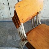 Set of 4 school chairs, school