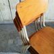 Set of 4 school chairs, school