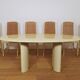 Table and 6 chairs by Mario Sabot from the 70s