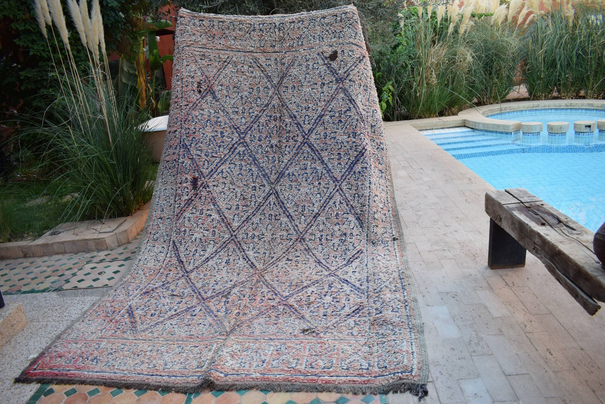Vintage Moroccan Berber rug