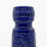 1970s rustic ceramic vase type 122-24, Scheurich Keramik, Germany,
