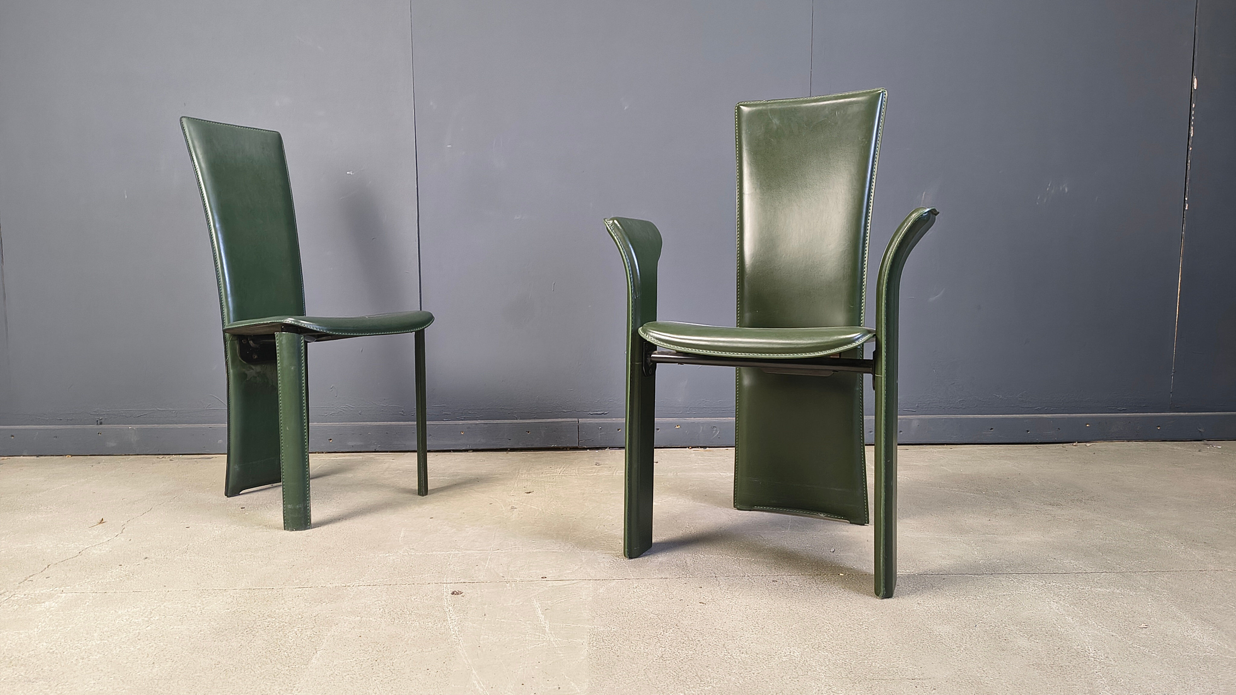 Vintage dining chairs by Pietro Costantini, 1980s, set of 6