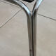 Vintage chrome and smoked glass coffee table.