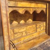Burr walnut secretary