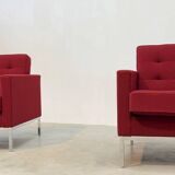 Set of two Florence Knoll lounge chairs