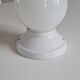 Opaline glass and ceramic wall light