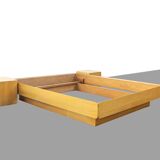 Letto in faggio serie Samara di Derk Jan de Vries per Maisa 1977