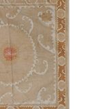 Vintage Turkish hand-knotted rug 141x146 cm