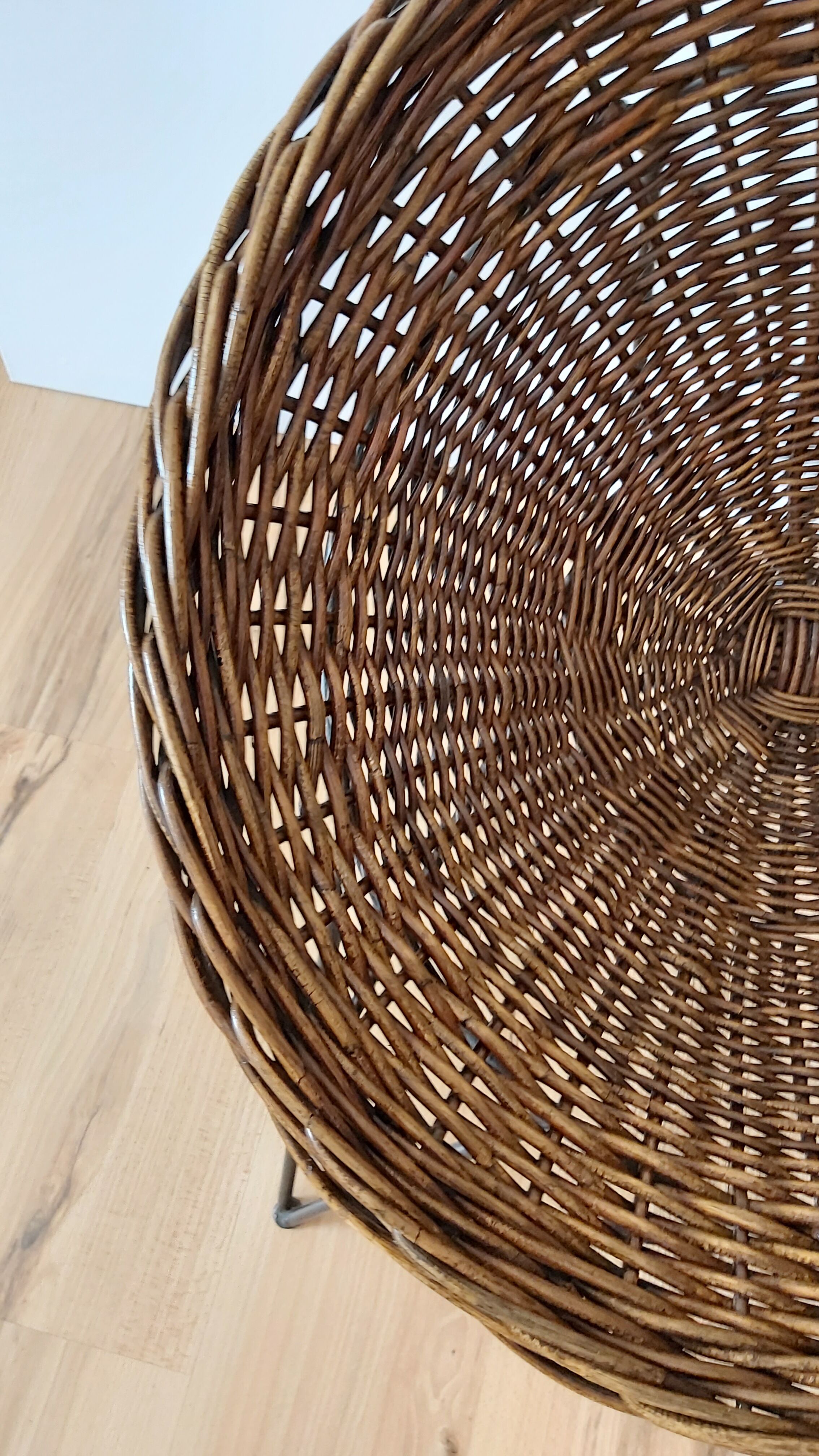 Wicker armchair, Germany, 1970s