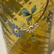 2 painted and enamelled turned glass bottles Napoleon III 3