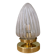 Lampe à poser globe vintage art déco en verre laiteux
