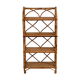 Vintage rattan shelf 60's