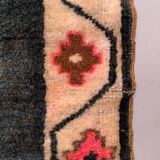 Vintage Turkish Rug 131x87 cm shabby carpet Kars Region Small