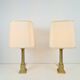 Neoclassical Empire Brass Table Lamp, France, 1960, Set of 2