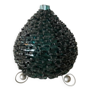 lampe en verre empilé,