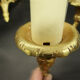 Pair of Louis XVI style torch lamps