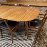 Table & chaises by Ole Wanscher, Poul Jeppesen, Danemark