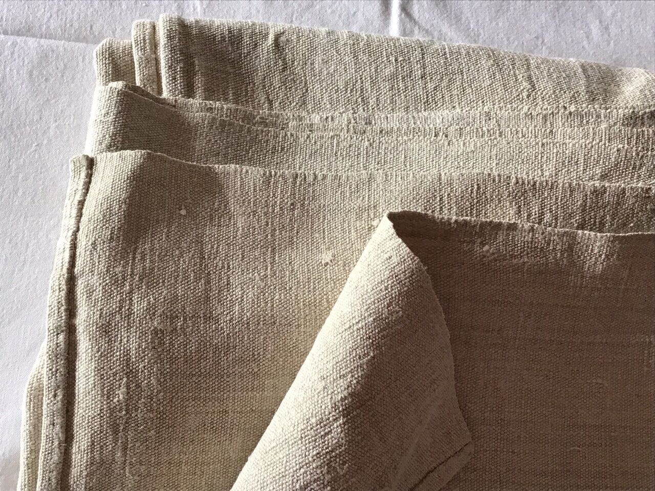 Large farm tablecloth 19th