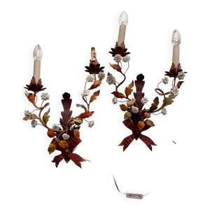 Paire d’appliques vintage - branches