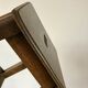 1950s wooden workshop stool