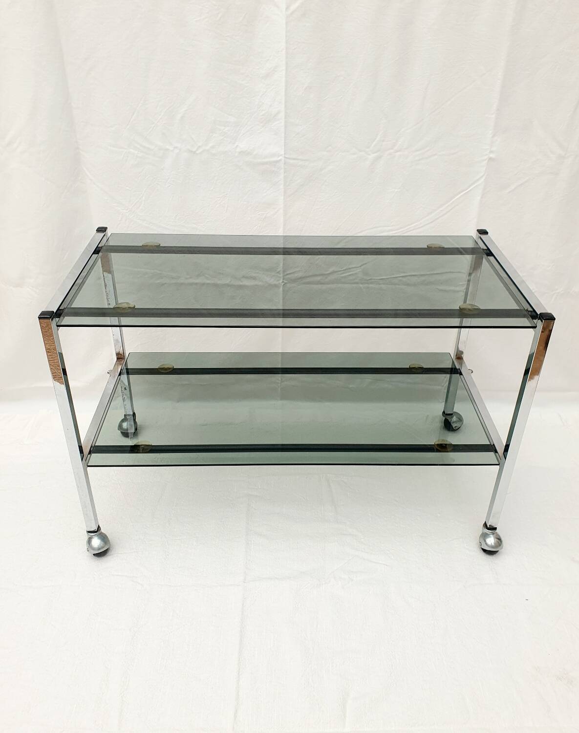 Vintage chrome console