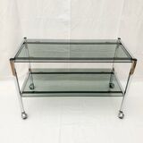 Vintage chrome console