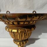 Wall console in wood nineteenth