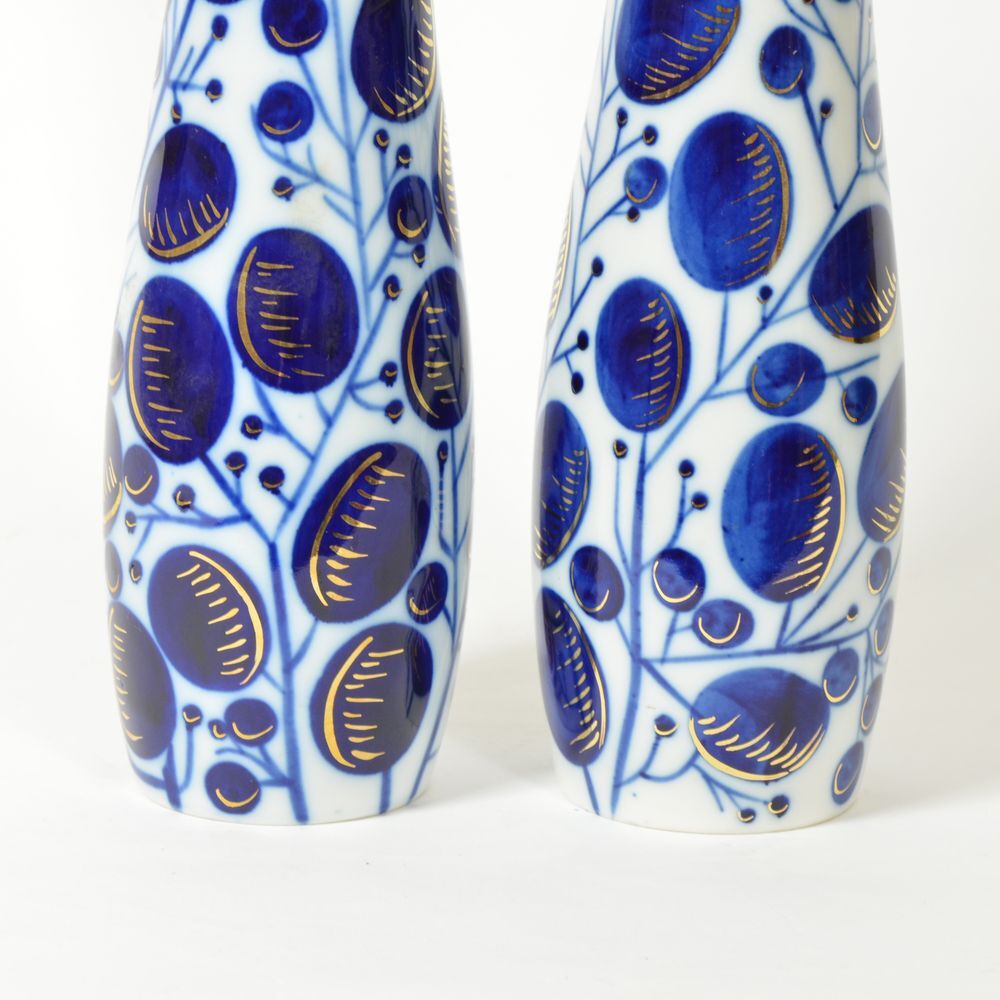 Russian vases, hand-decorated