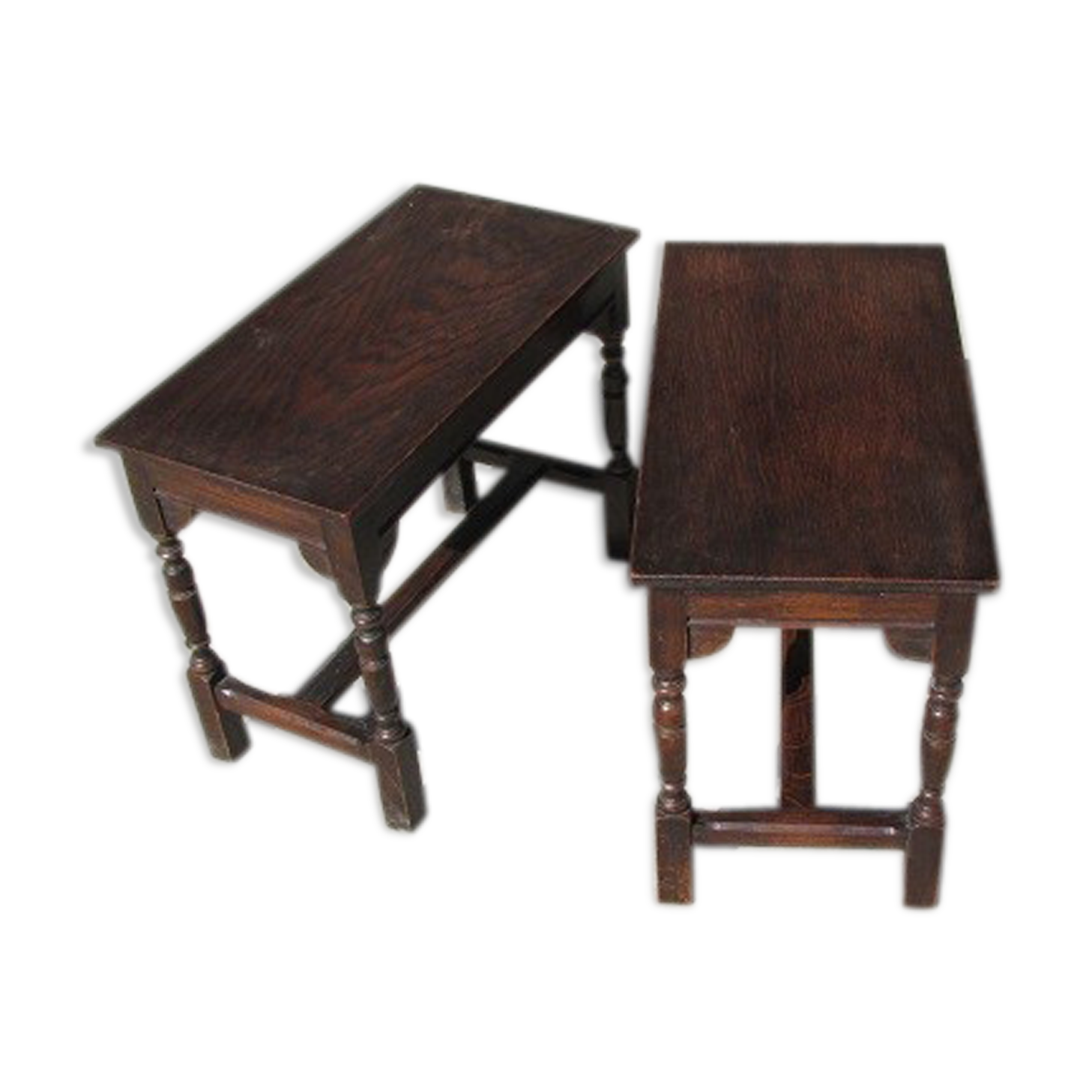 Pair of stools, bedsides, bits of sofa