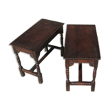 Pair of stools, bedsides, bits of sofa