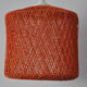 Hanging lamp in braided orange threads 50