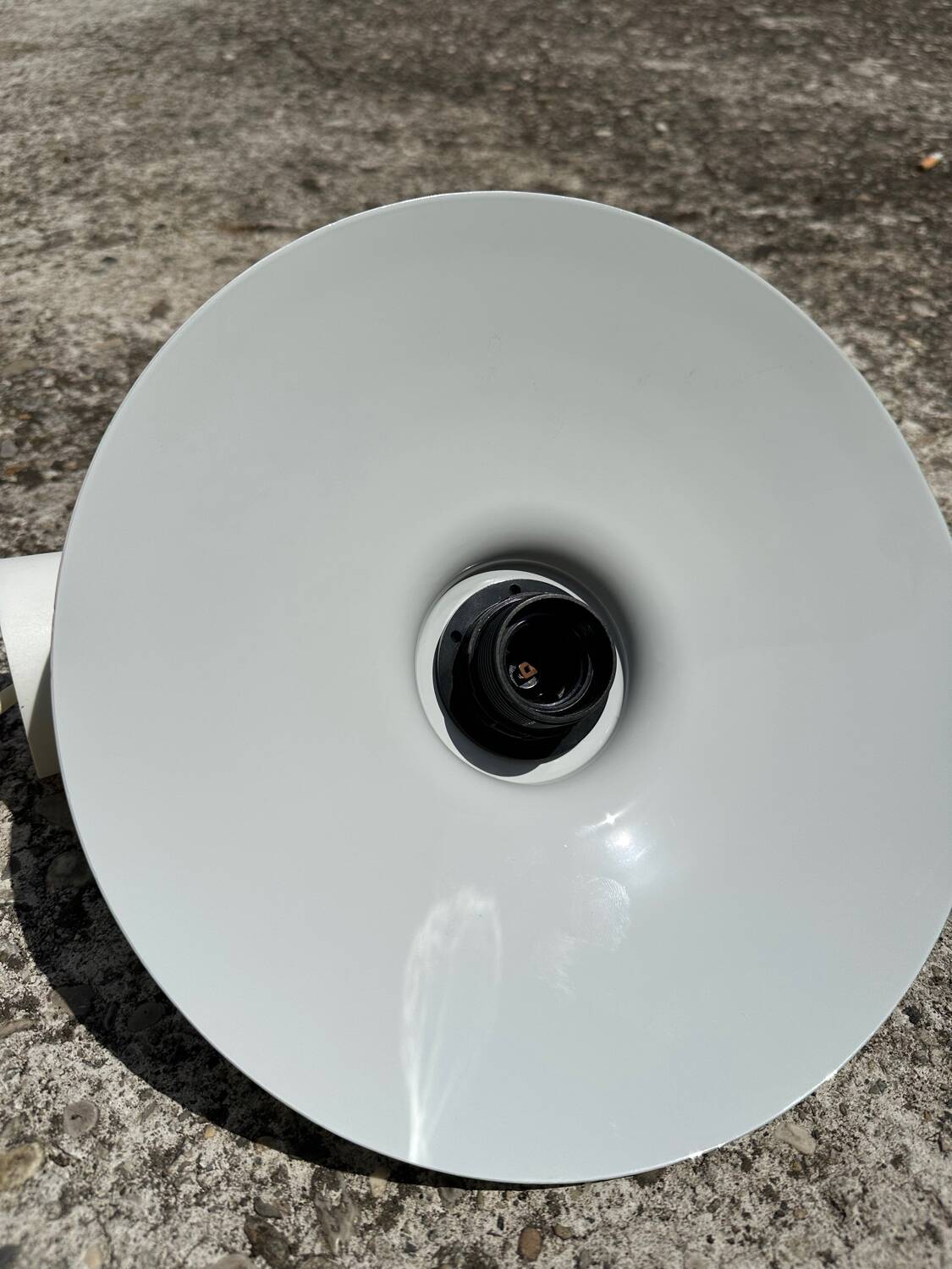 Pendant lampshade metal new paint vintage style