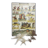 Vintage board "Les bains de mer"