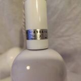 Vintage Delmas adjustable height white pendant light