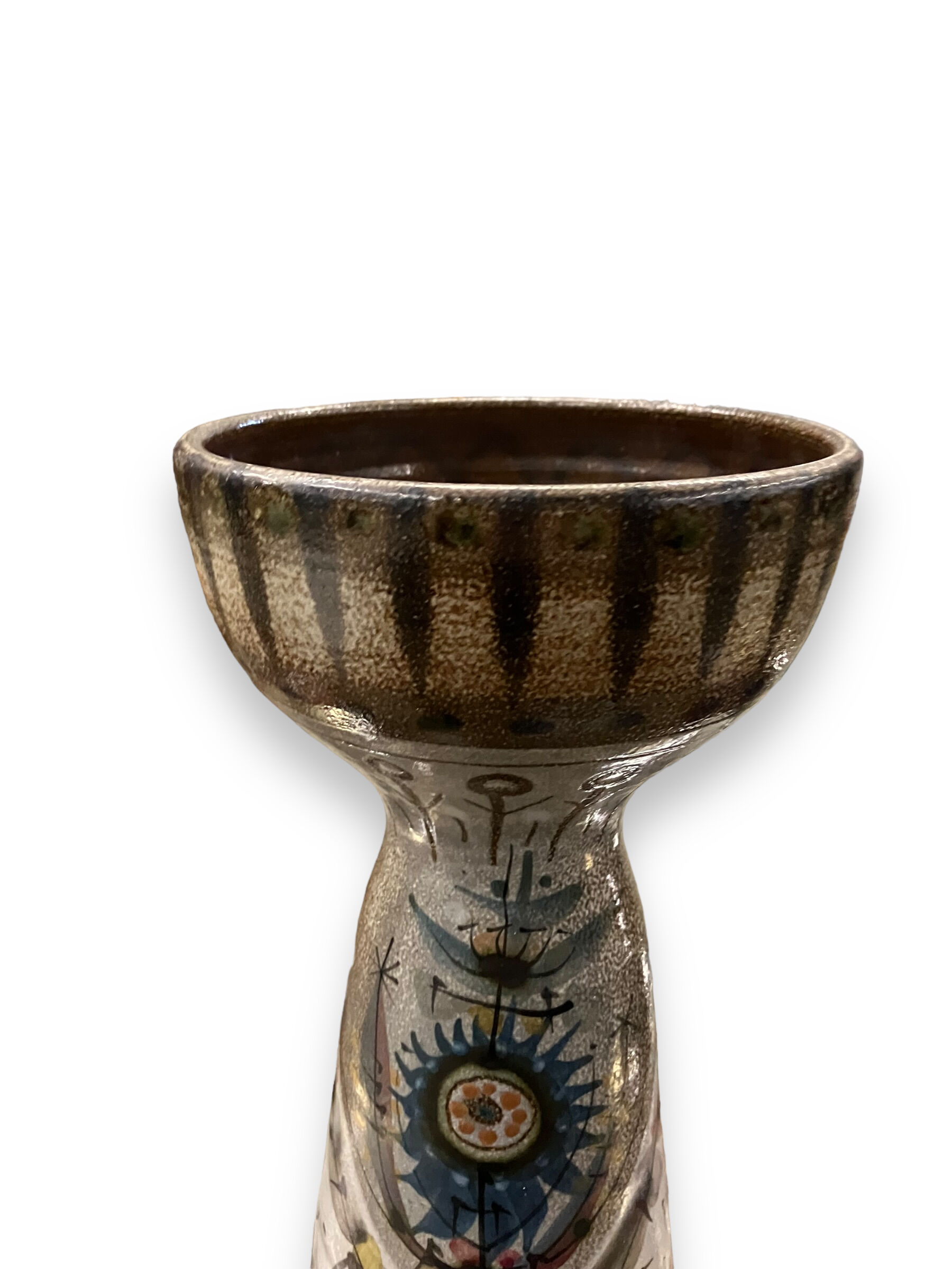 Stoneware vase by andré l'helguen for keraluc