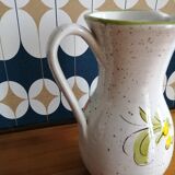 Glazed terracotta jug