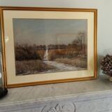 Painting "Last snow"