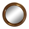 Round brass mirror 37cm