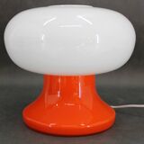 Lampe de table champignon en verre Stepan Tabery des années 1970, Tchécoslovaquie