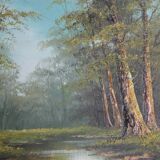 Tableau Phillip Cantrell "forêt du Michigan"