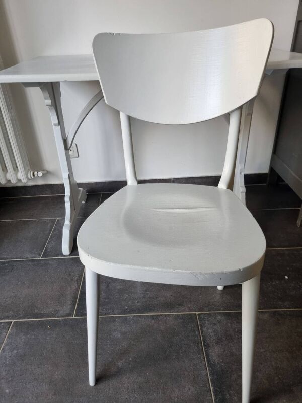 Bureau bistrot, d'appoint ou bureau art déco et sa chaise