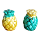 Pineapple salt and pepper shaker duo in slip