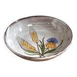 Thistle and ears of wheat salad bowl