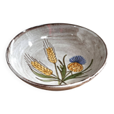 Saladier chardon et épis de blé