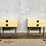 Paire de chevet : table de nuit vintage