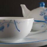 Teapot and cup on tray