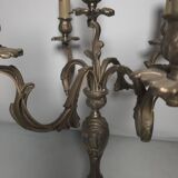 Bronze chandelier in Louis XV style