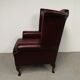 Burgundy chesterfield chair