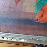 still life painting with lobster